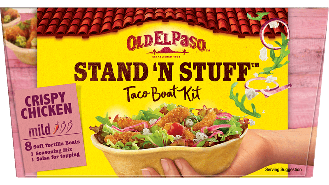 8 Crispy Chicken Mild Taco Boat Kit Sns